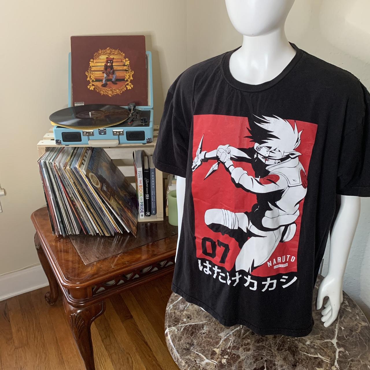 American Vintage Men's Black and Red T-shirt | Depop