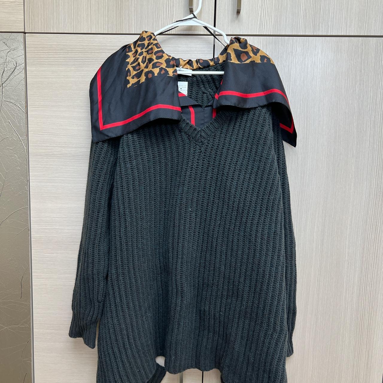 Balenciaga scarf sweater best sale