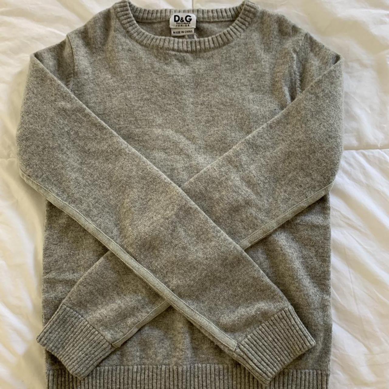 Dolce & Gabbana Women's Grey Jumper | Depop