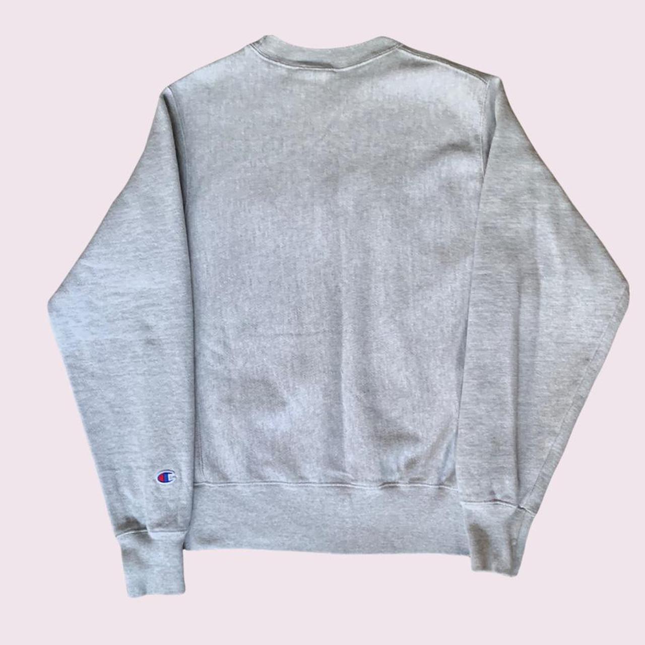 Champion Reverse Weave Grey Crewneck... - Depop