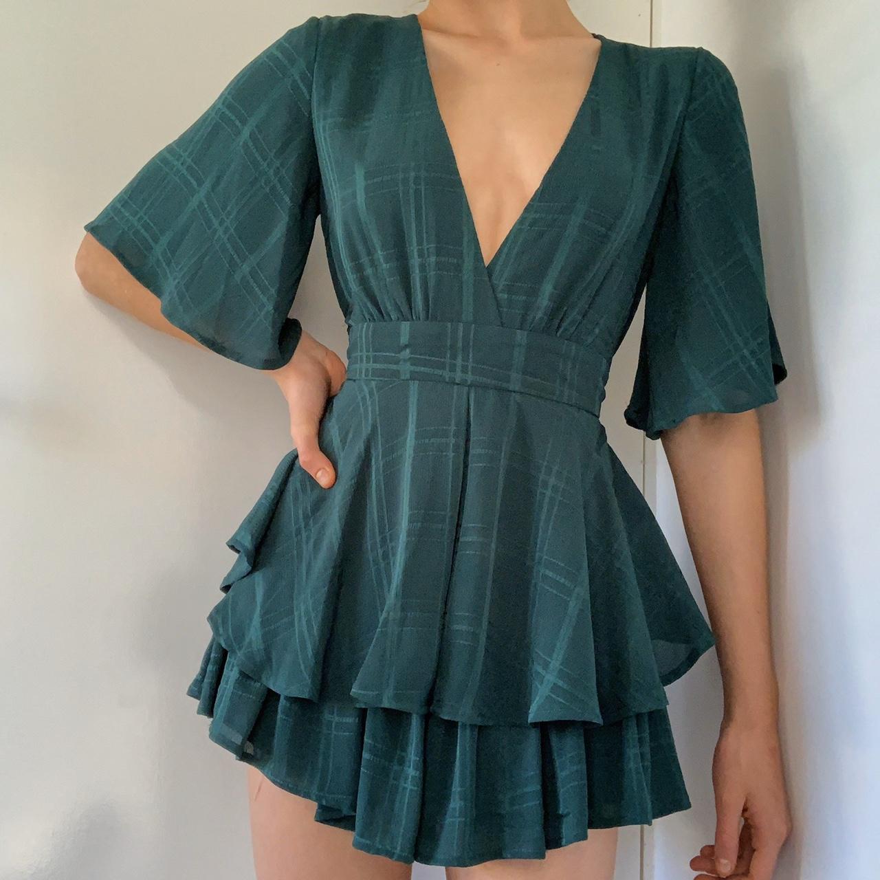 📟 gorgeous emerald green jumpsuit in perfect... - Depop