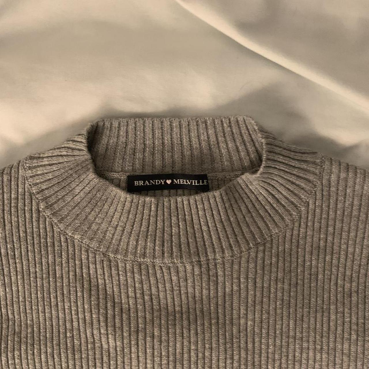 Brandy Melville Women's Grey Jumper | Depop