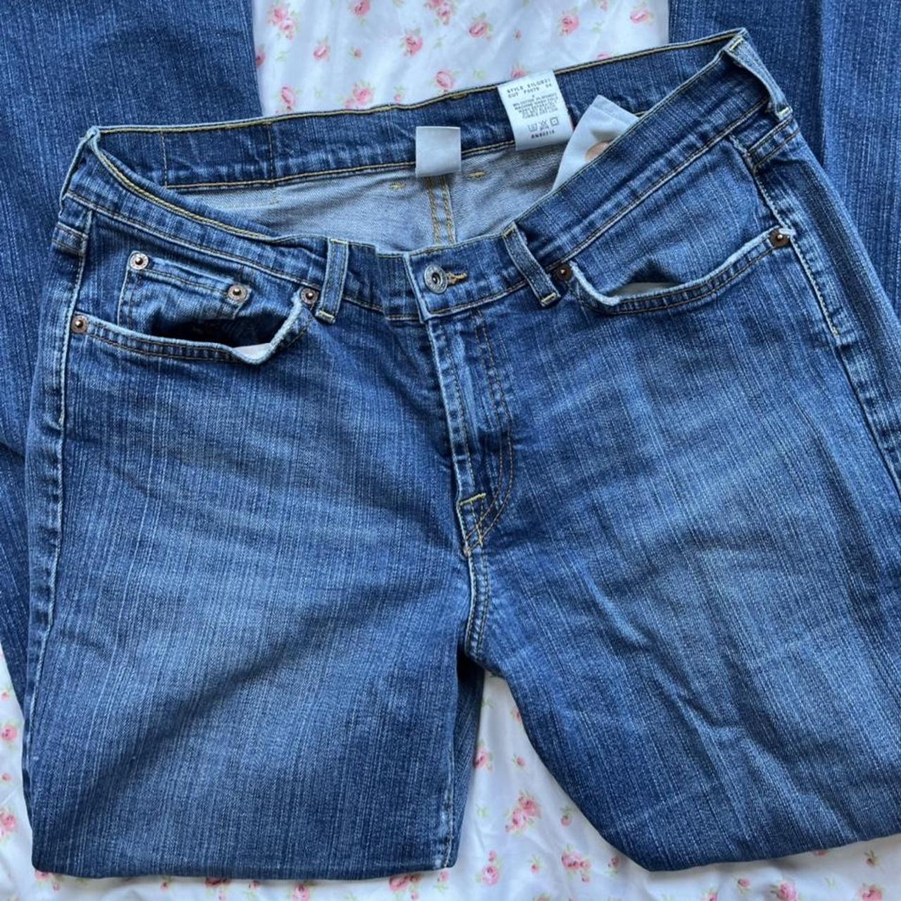 Lucky Brand Women's Blue Jeans | Depop