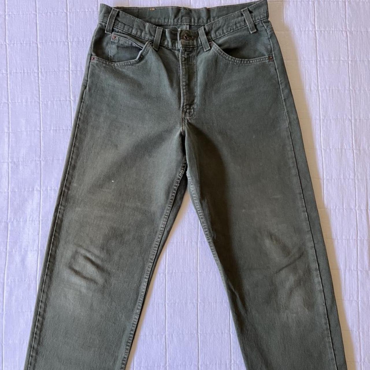 Levi's Men's Green Jeans | Depop