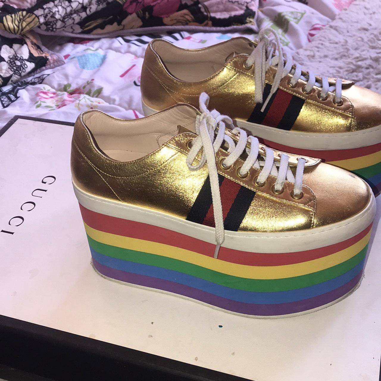 Rainbow Shoes - Depop