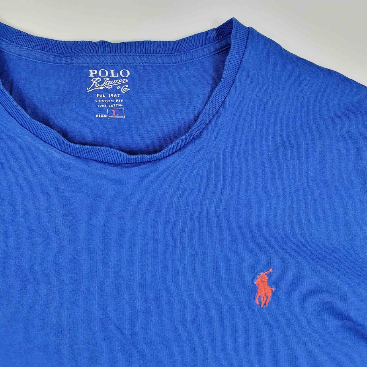 Men's Vintage 90's Polo Ralph Lauren Logo T-Shirt... - Depop