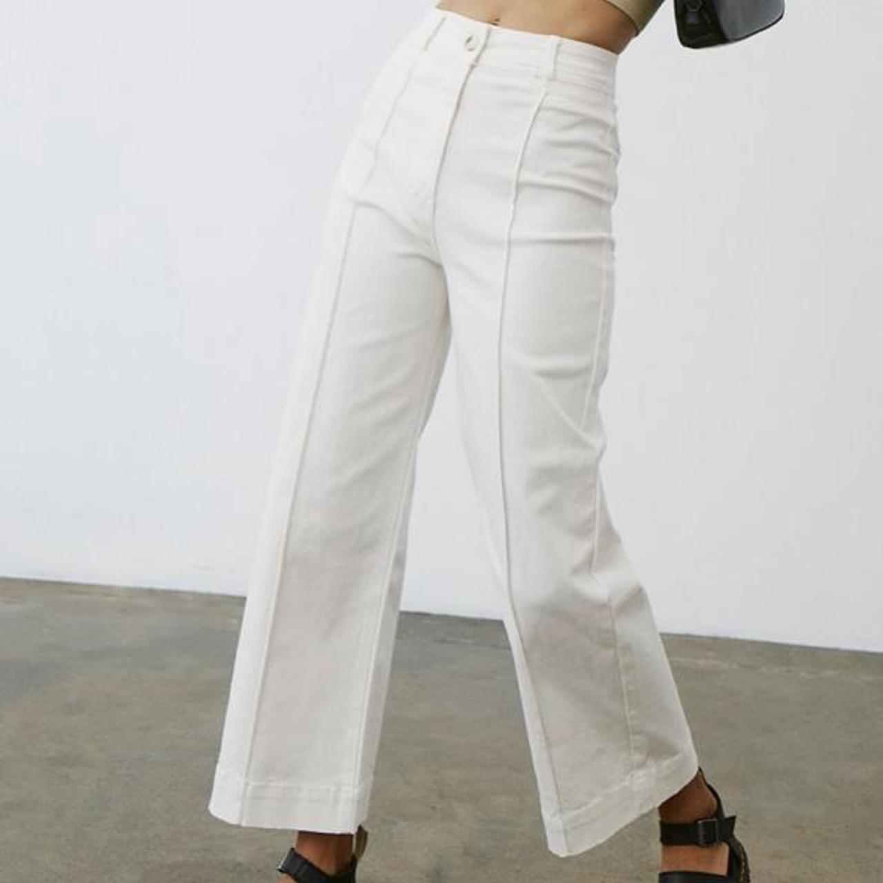 GLASSONS PINTUCK WIDE LEG PANTS Depop