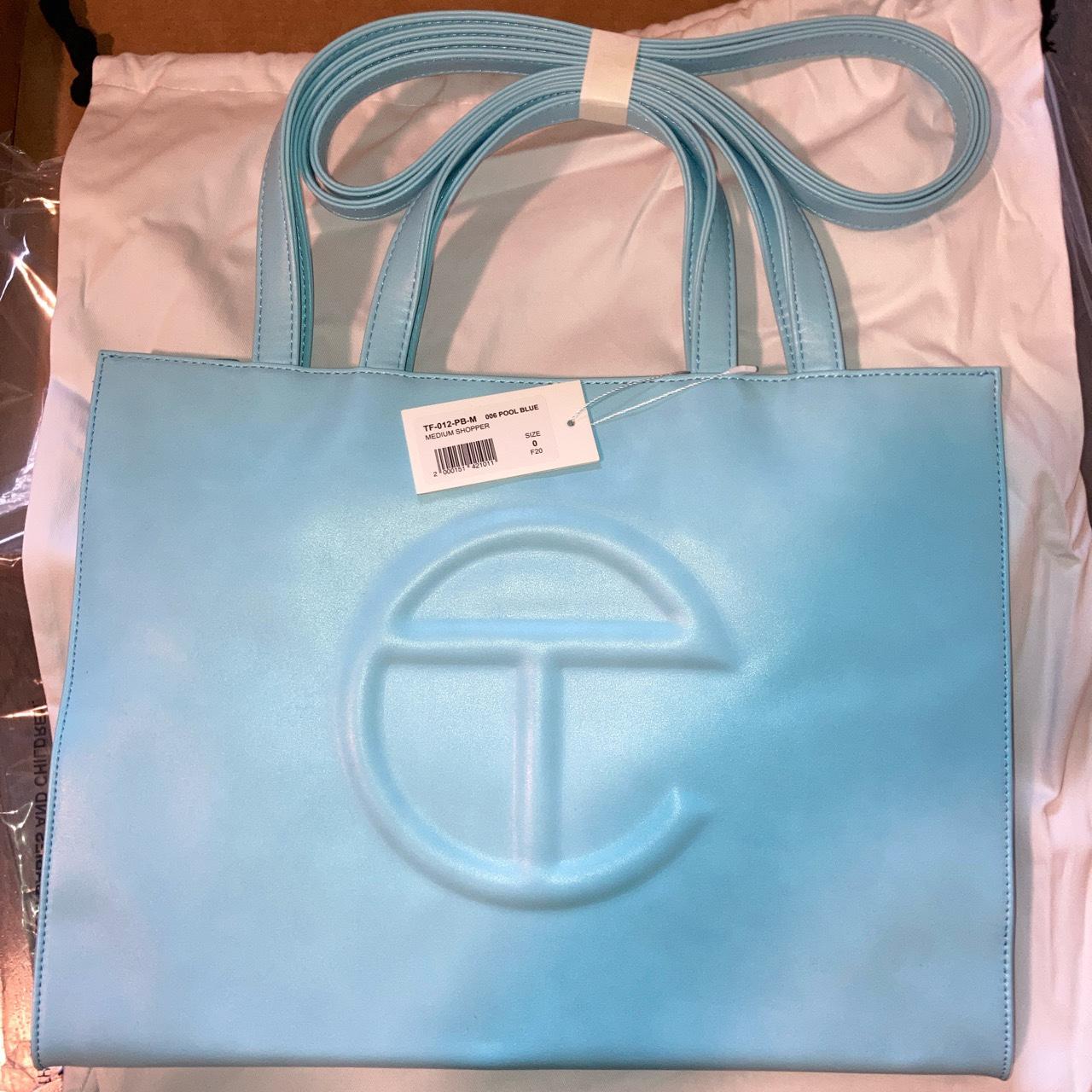 Telfar Shopping Bag Medium Pool Blue