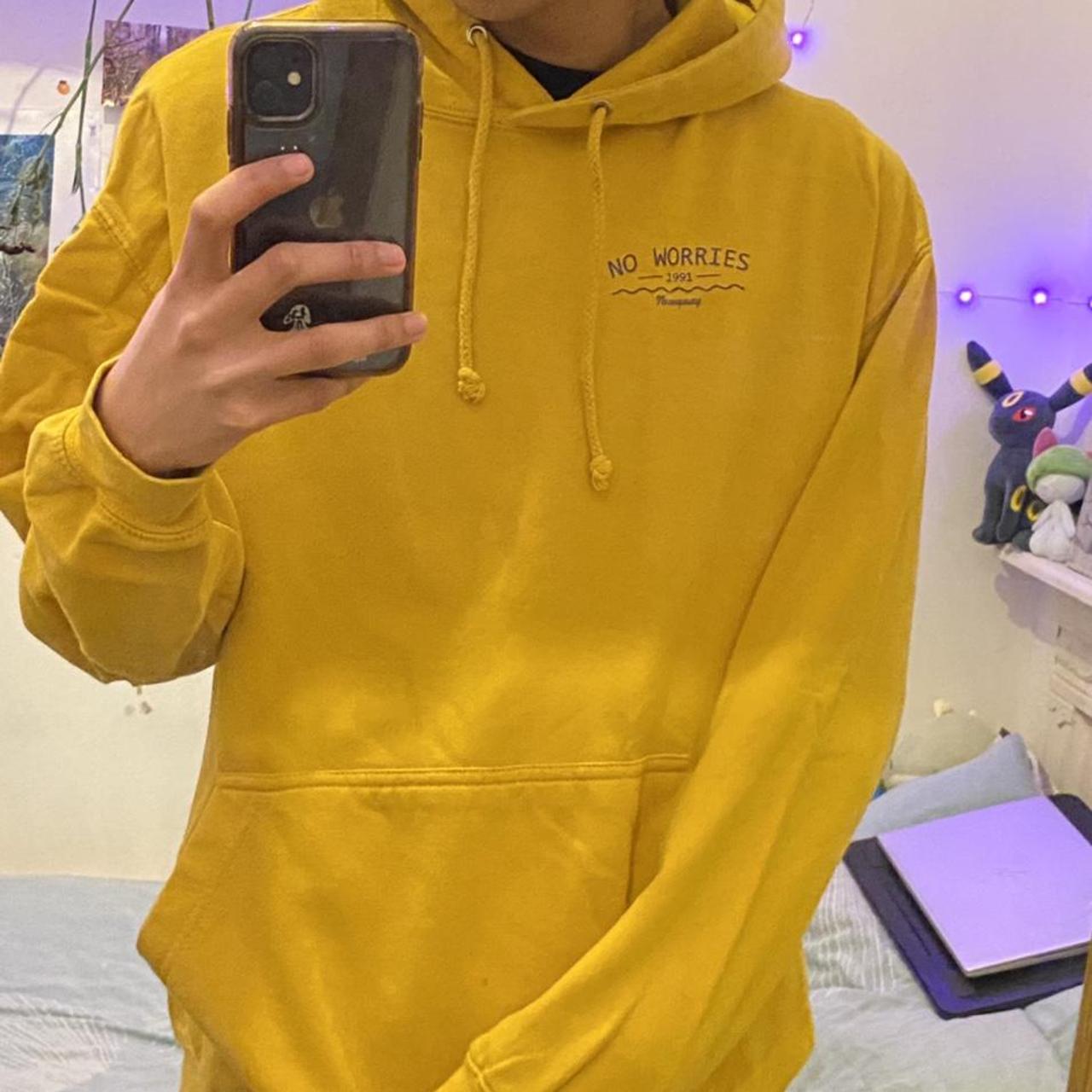 basic yellow hoodie