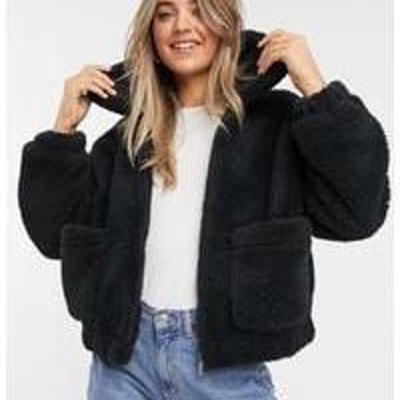 pull and bear teddy jacket