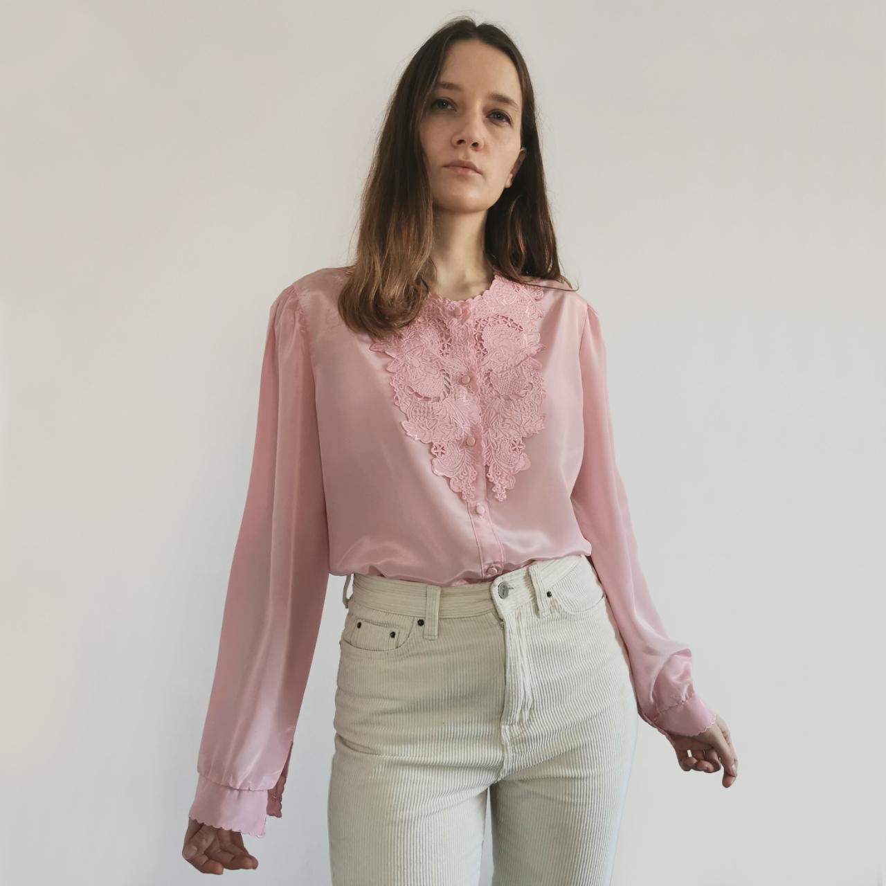 Women's Pink Blouse | Depop