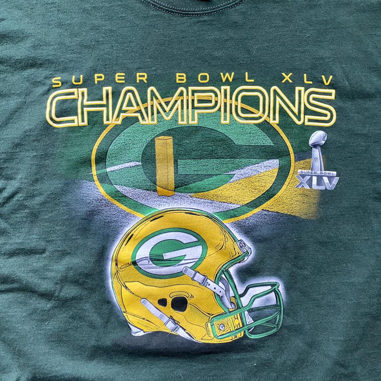 Super Bowl XLV Champions Green Bay Packers NFL Tee (XL)