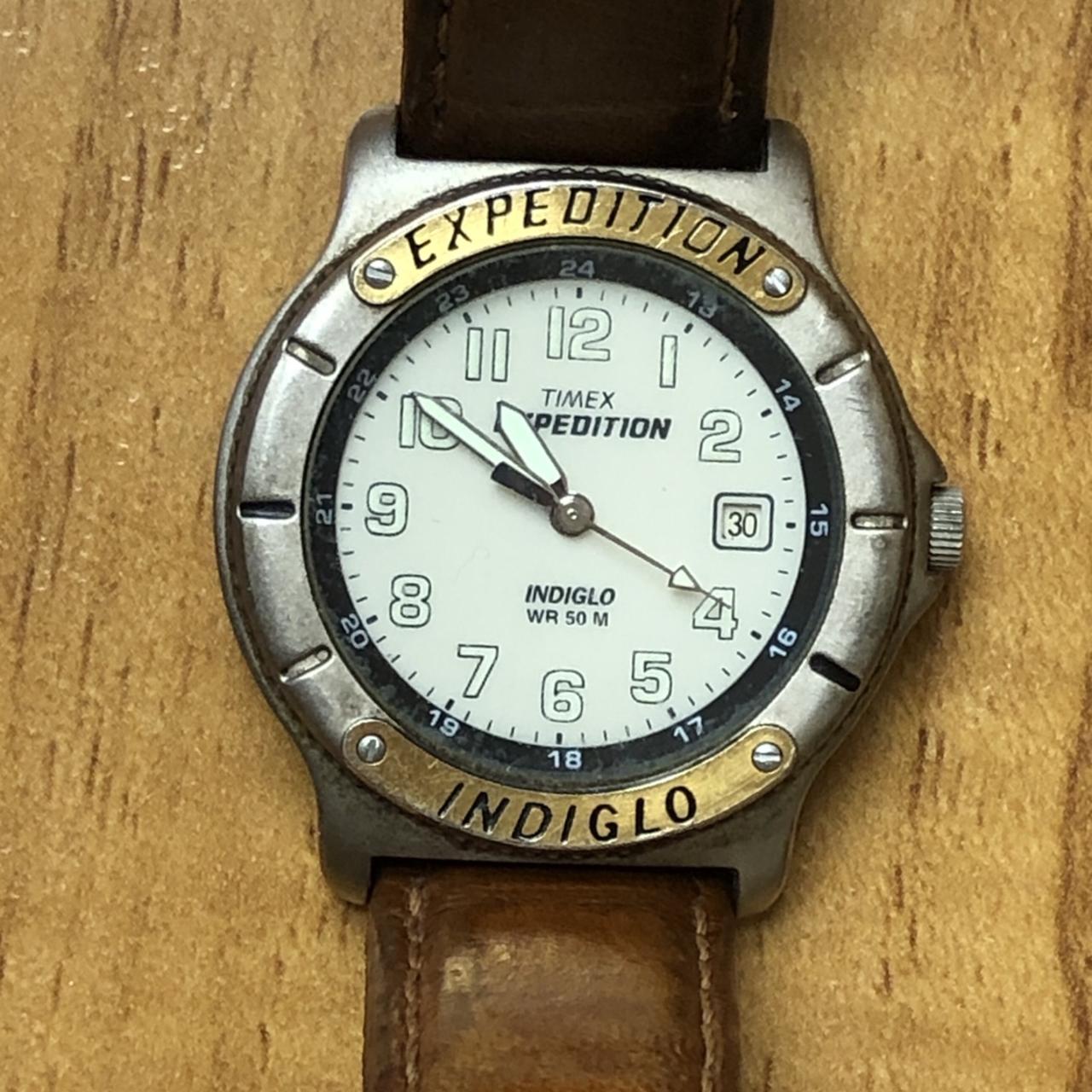 Vintage timex expedition outlet indiglo wr 50m