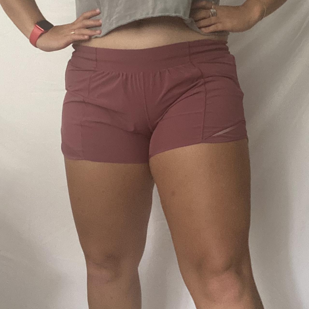 Lululemon shorts Size 10 but can fit size 8 Model... - Depop
