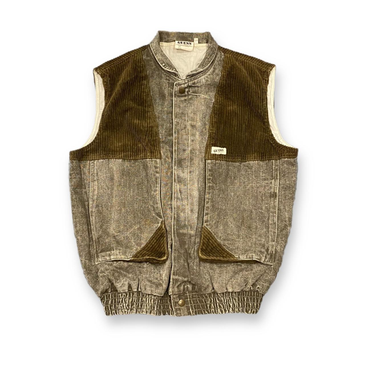 guess vest jacket