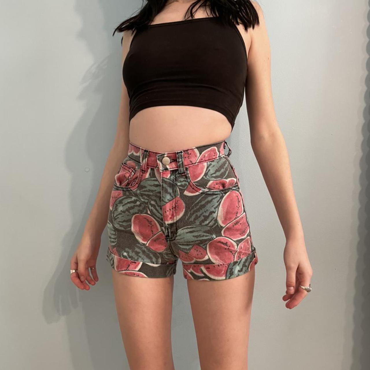 AMERICAN APPAREL WATERMELON PRINTED DENIM