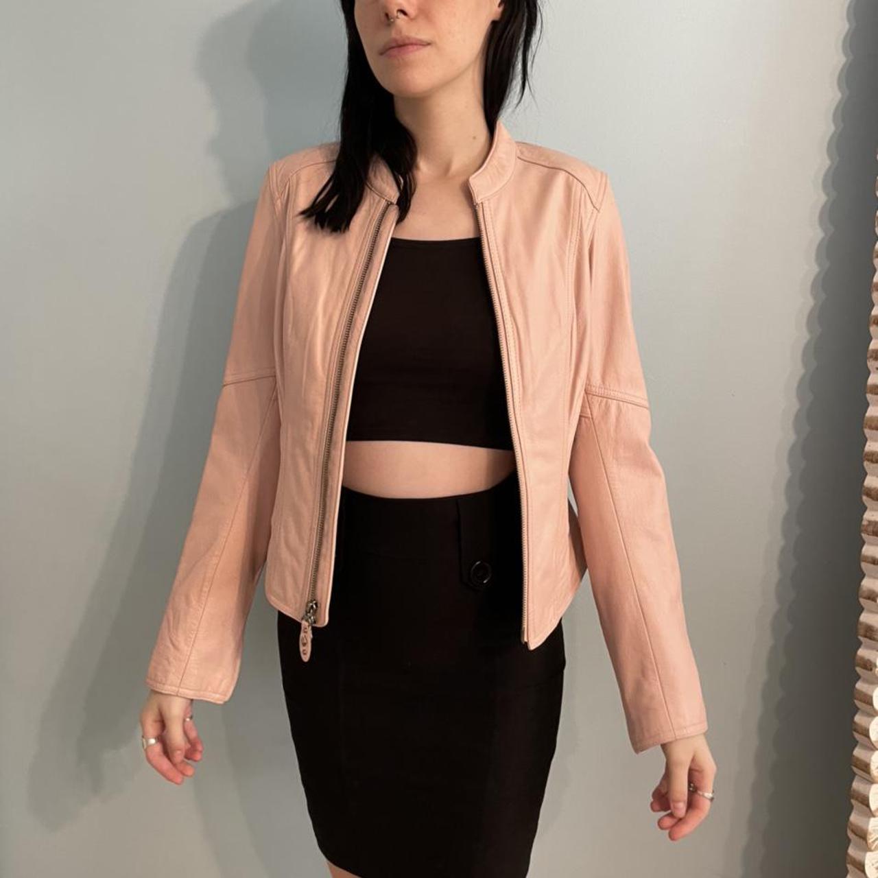 pink motorcycle leathers