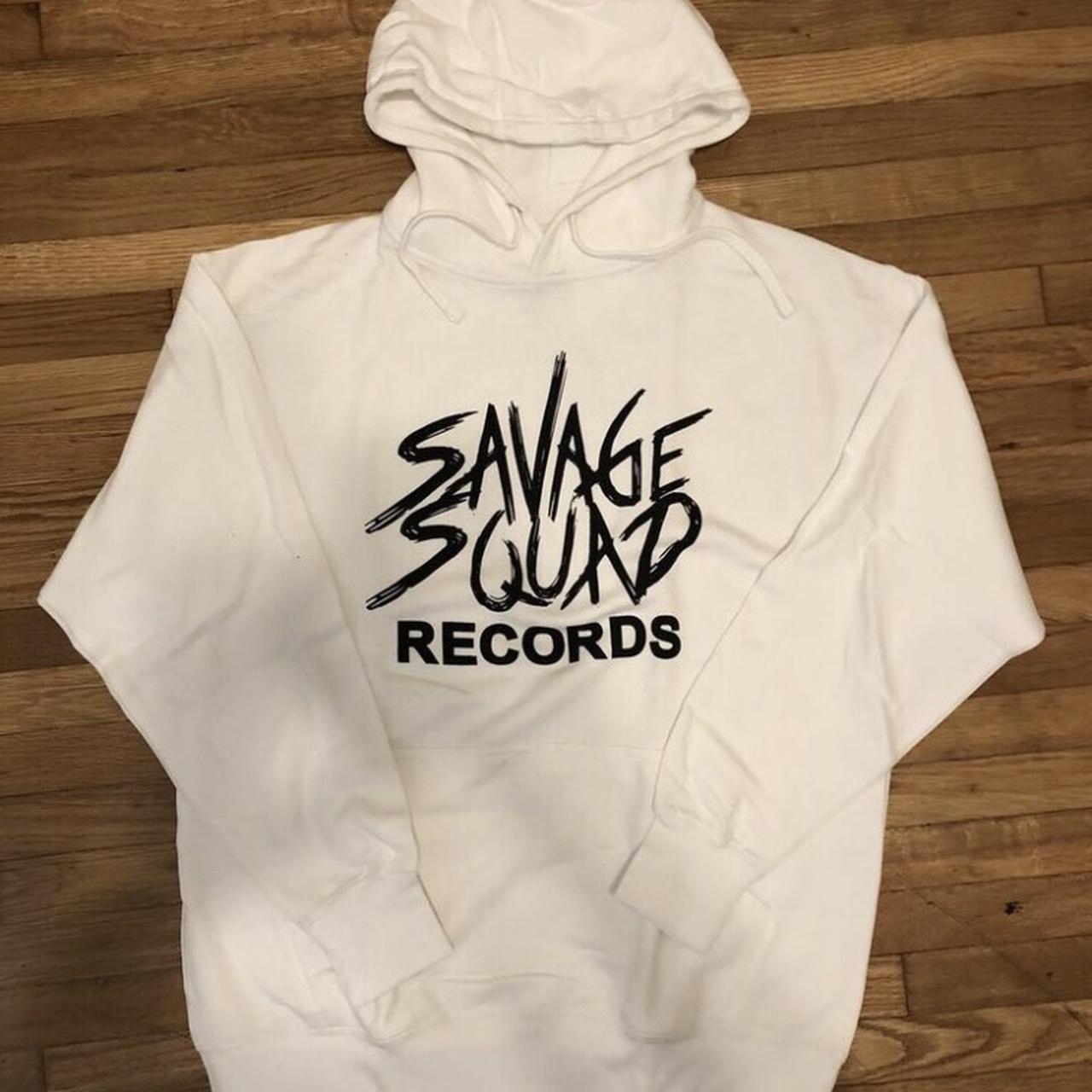 Savage squad records online hoodie