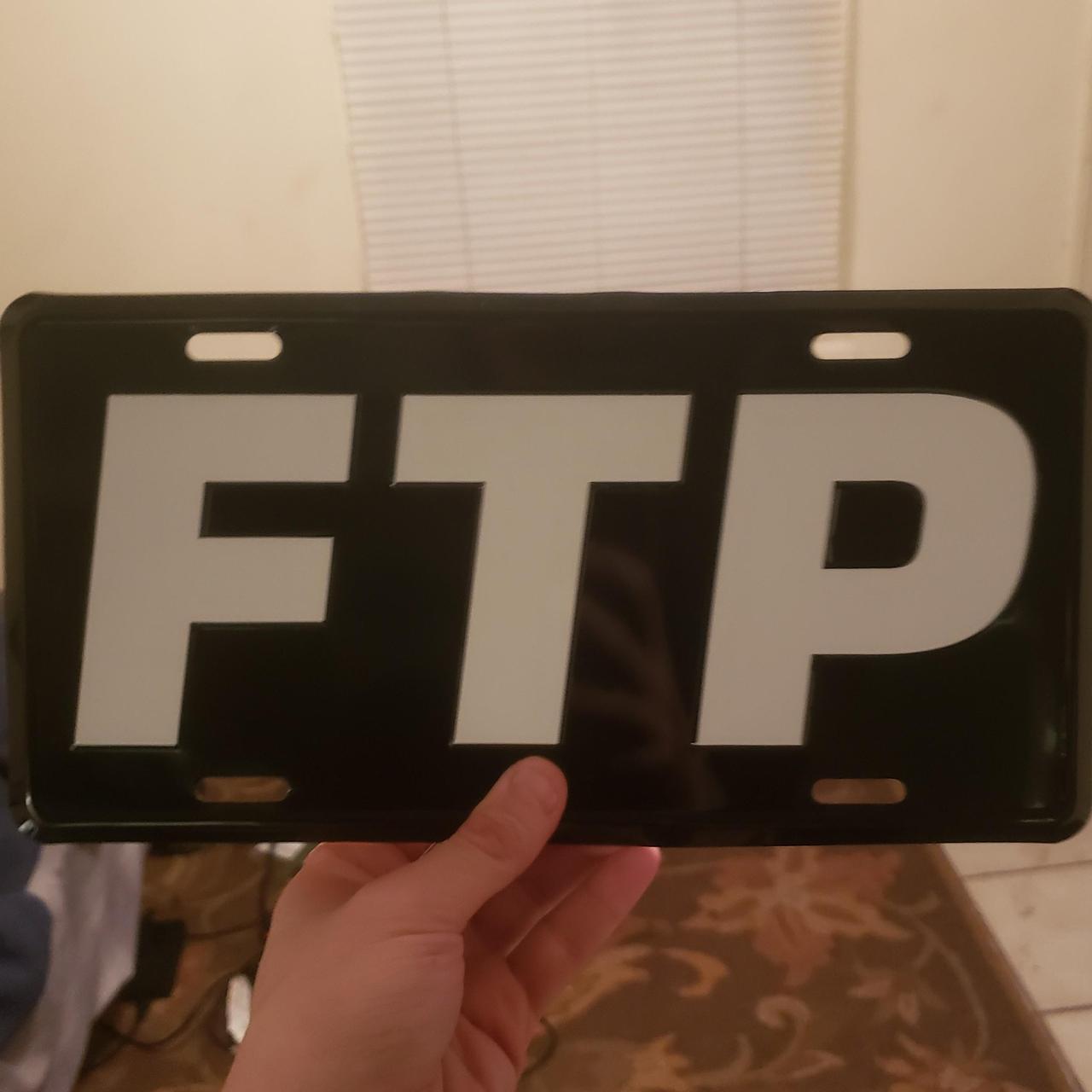 FTP Logo License Plate, BRAND...