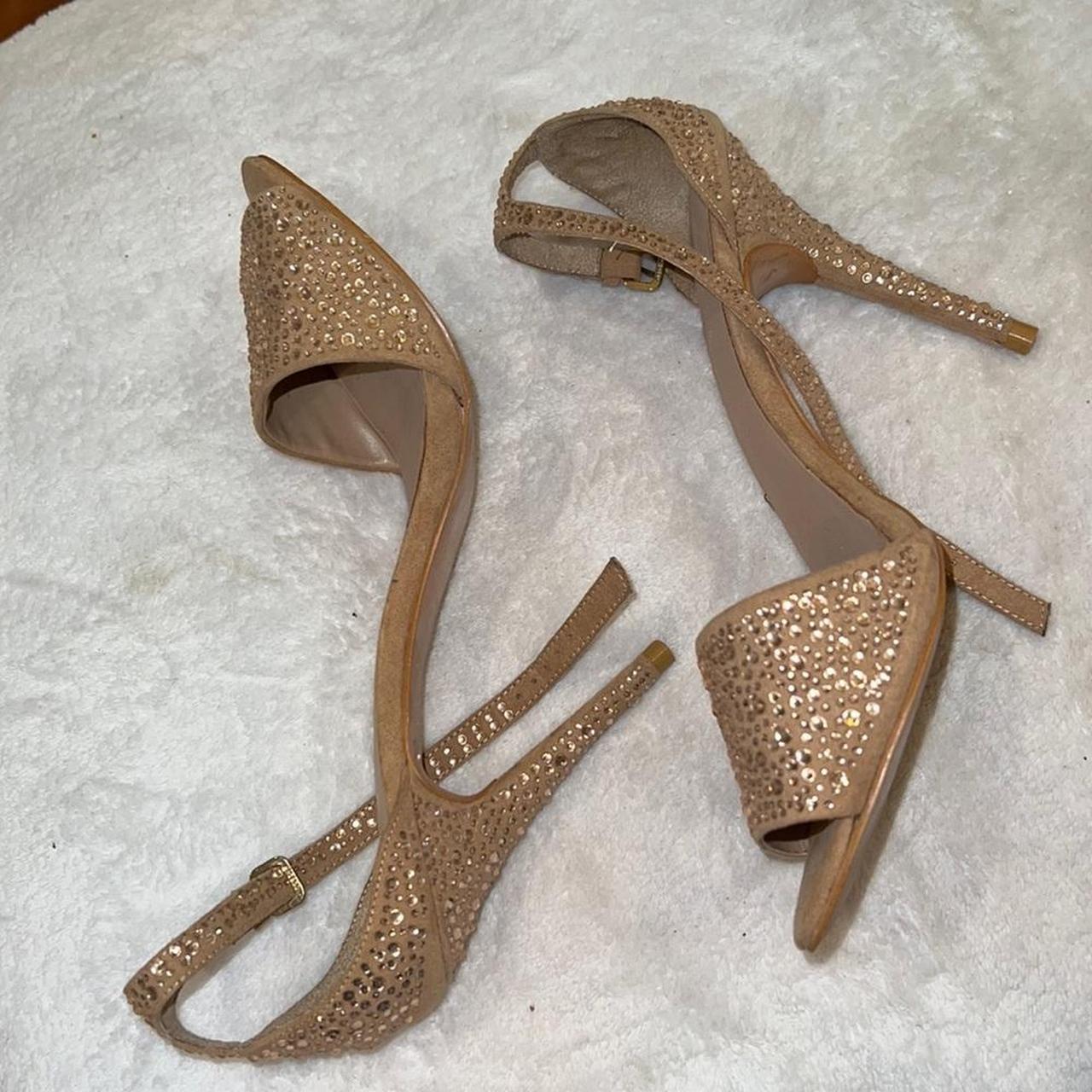 Nude diamond sale heels