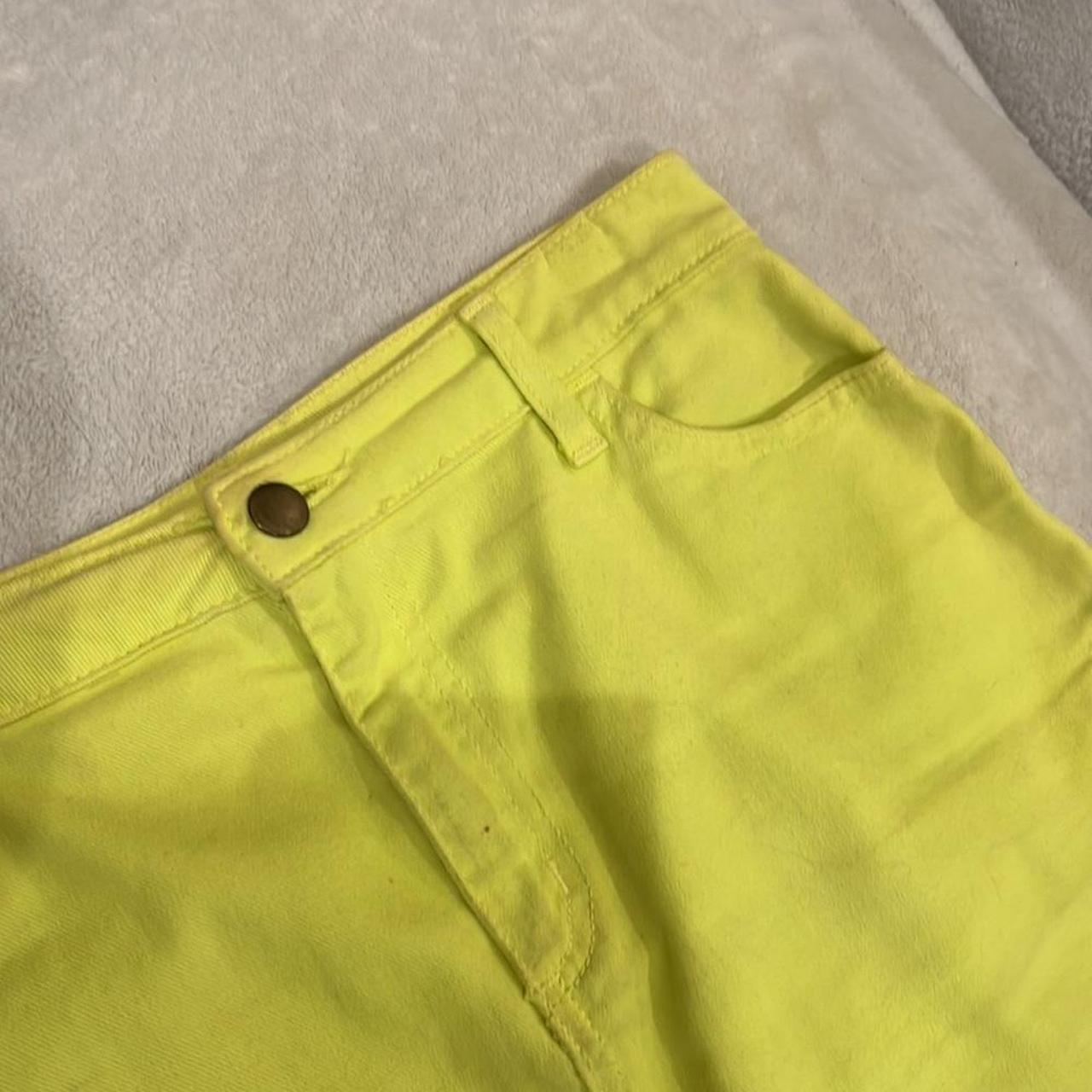 American Apparel Women's Yellow Skirt (4)