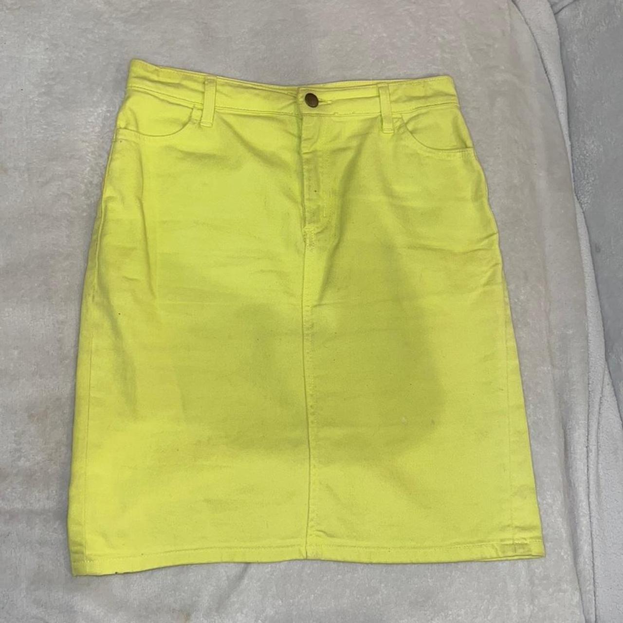 American Apparel Women's Yellow Skirt