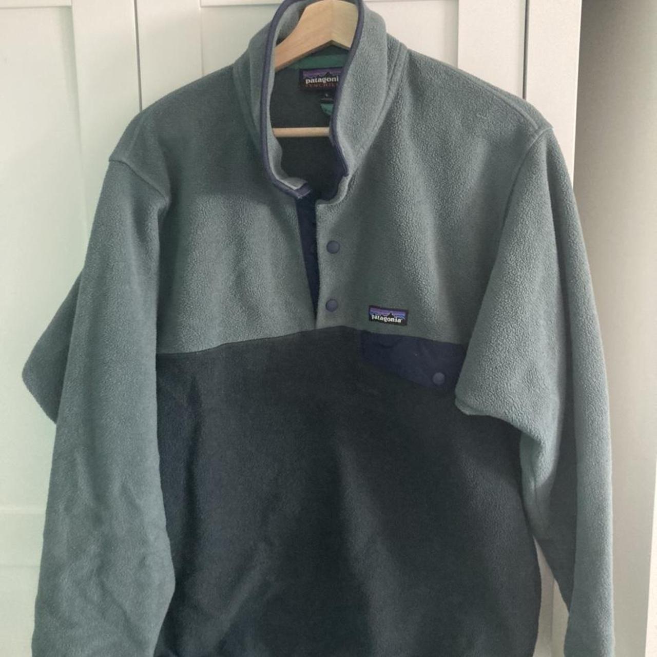 SOLD Patagonia Synchilla green - size = men’s small... - Depop