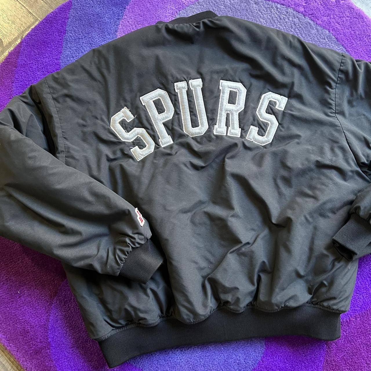 Vintage San Antonio Spurs jacket RARE Tagged XL.... Depop