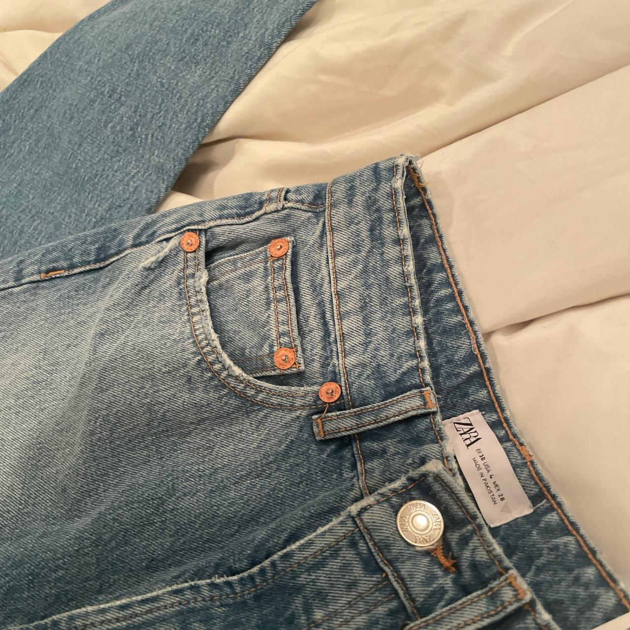 Zara Women's Blue and Navy Jeans (3)