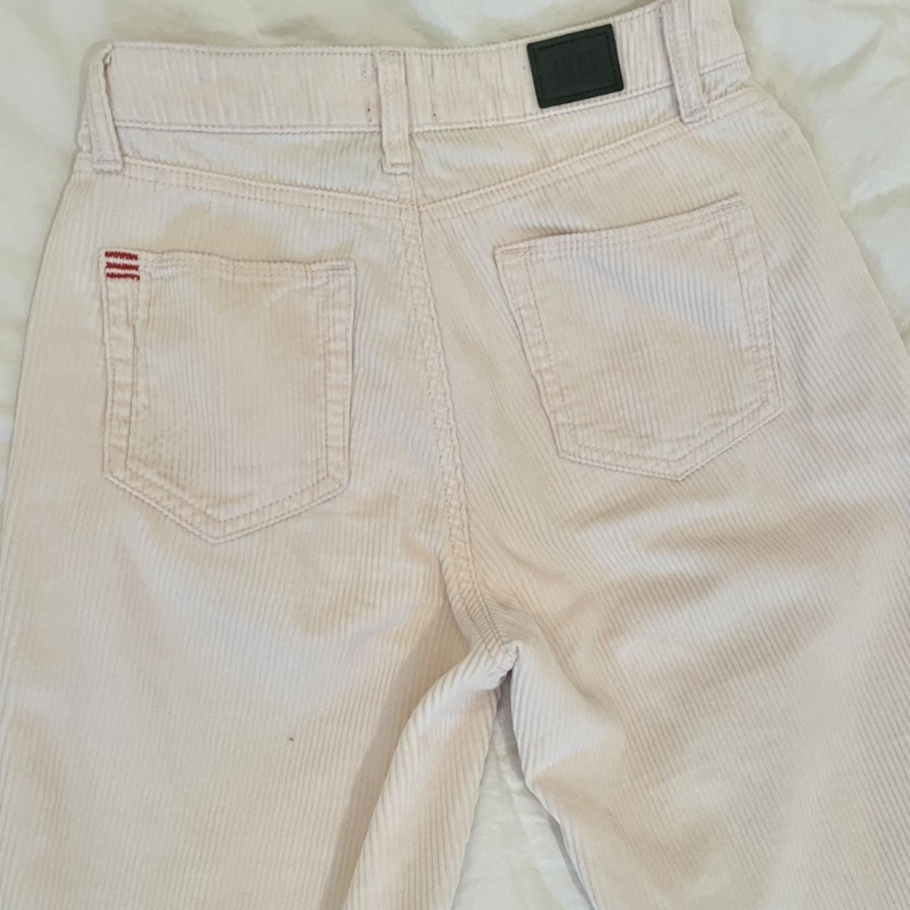 BDG Women's Pink and White Jeans (2)