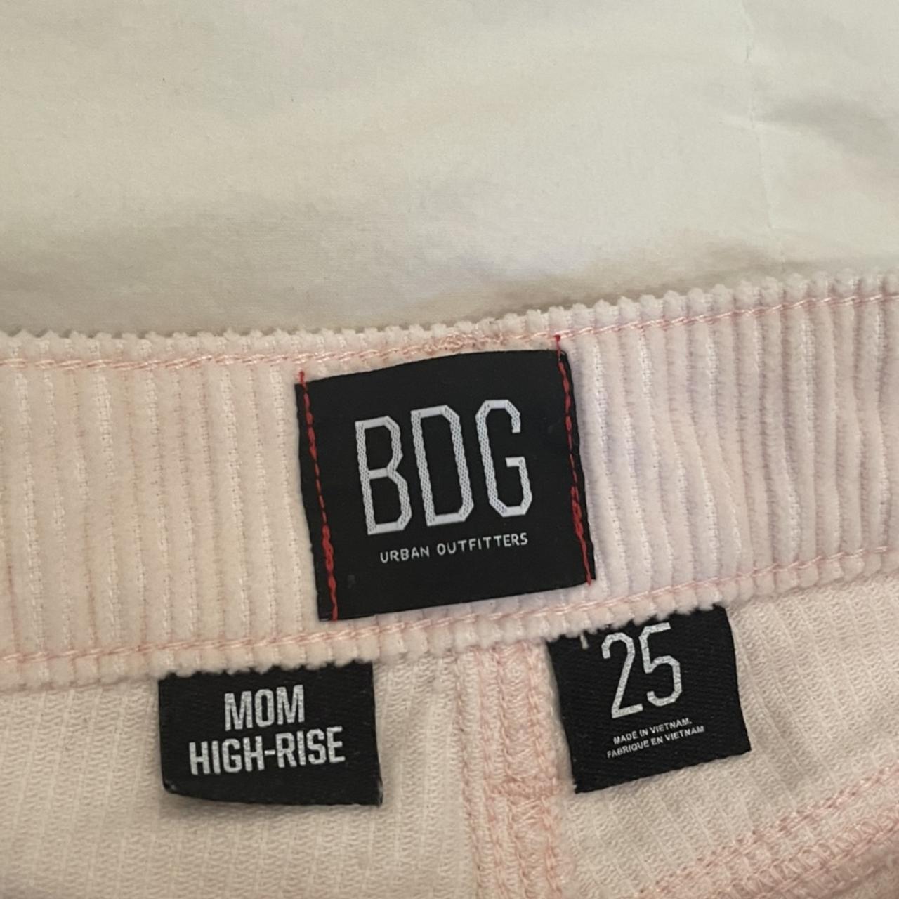 BDG Women's Pink and White Jeans (3)