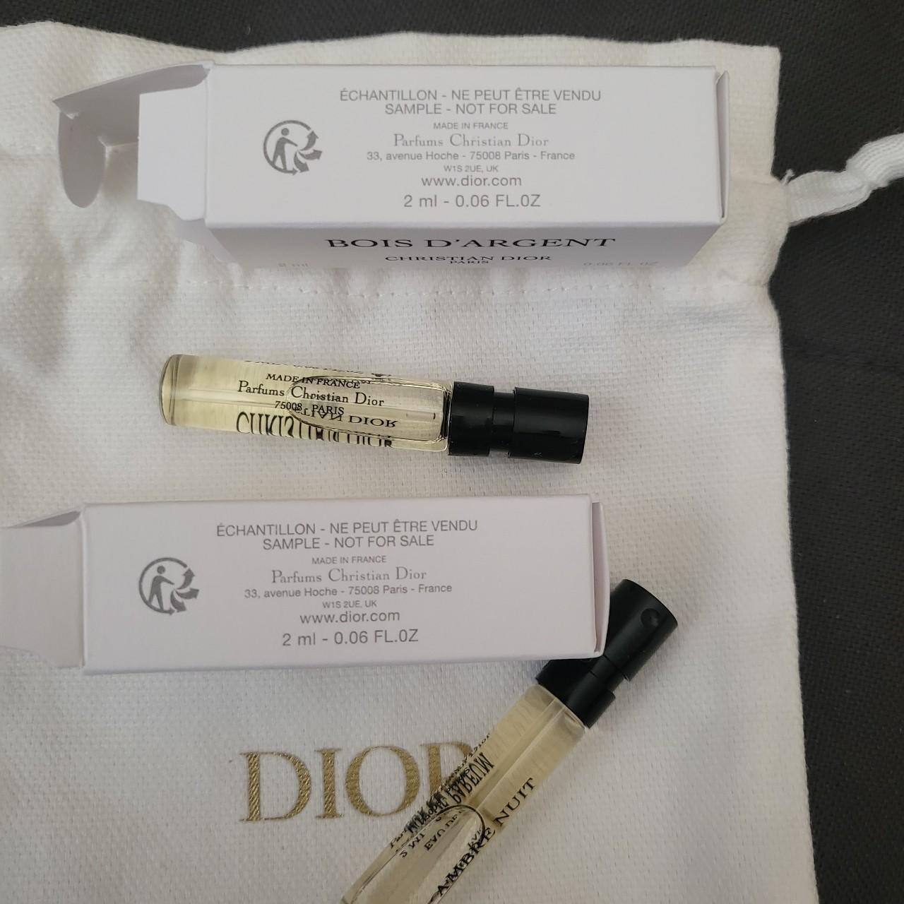 2 Brand new Dior perfume samples and Dior drawstring... Depop