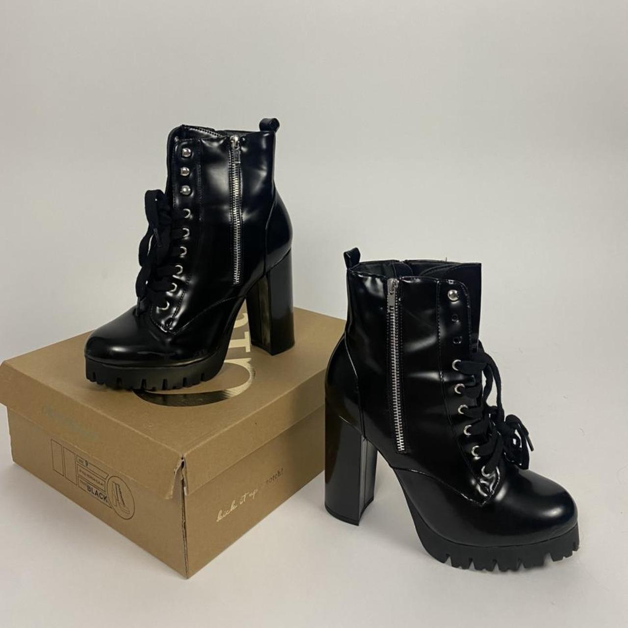 Charlotte rouse platform patent leather high heels!