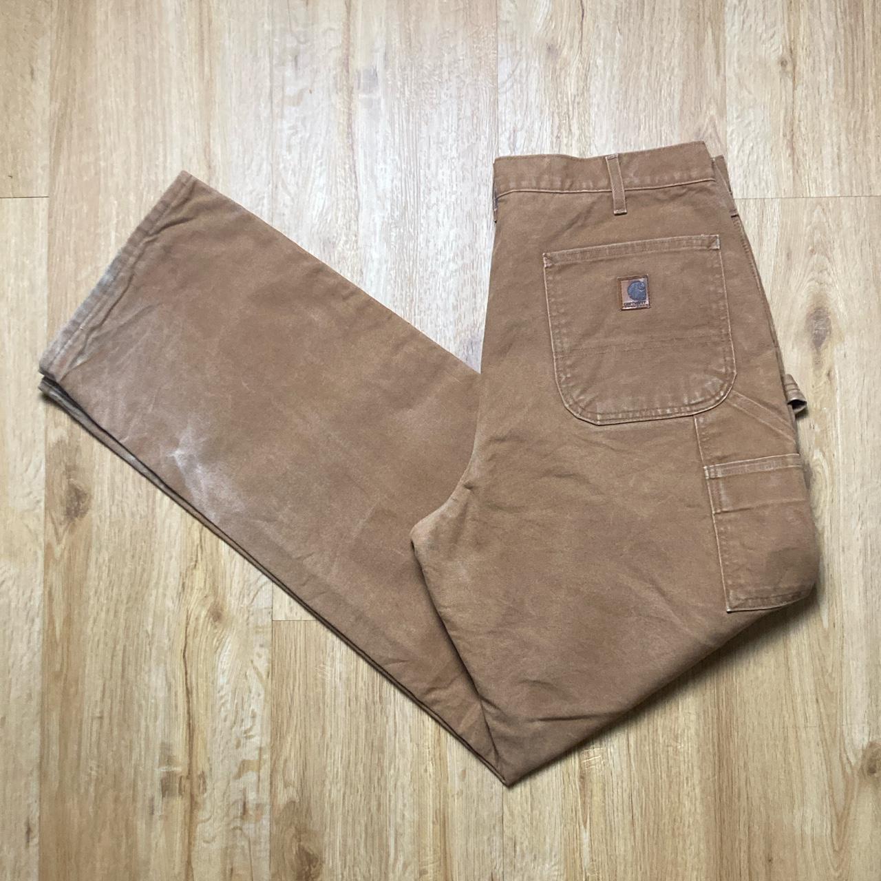 carhartt lined carpenter jeans