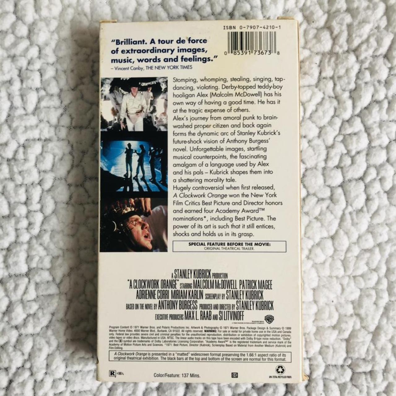 A clockwork orange vhs 📼 excellent condition no... - Depop