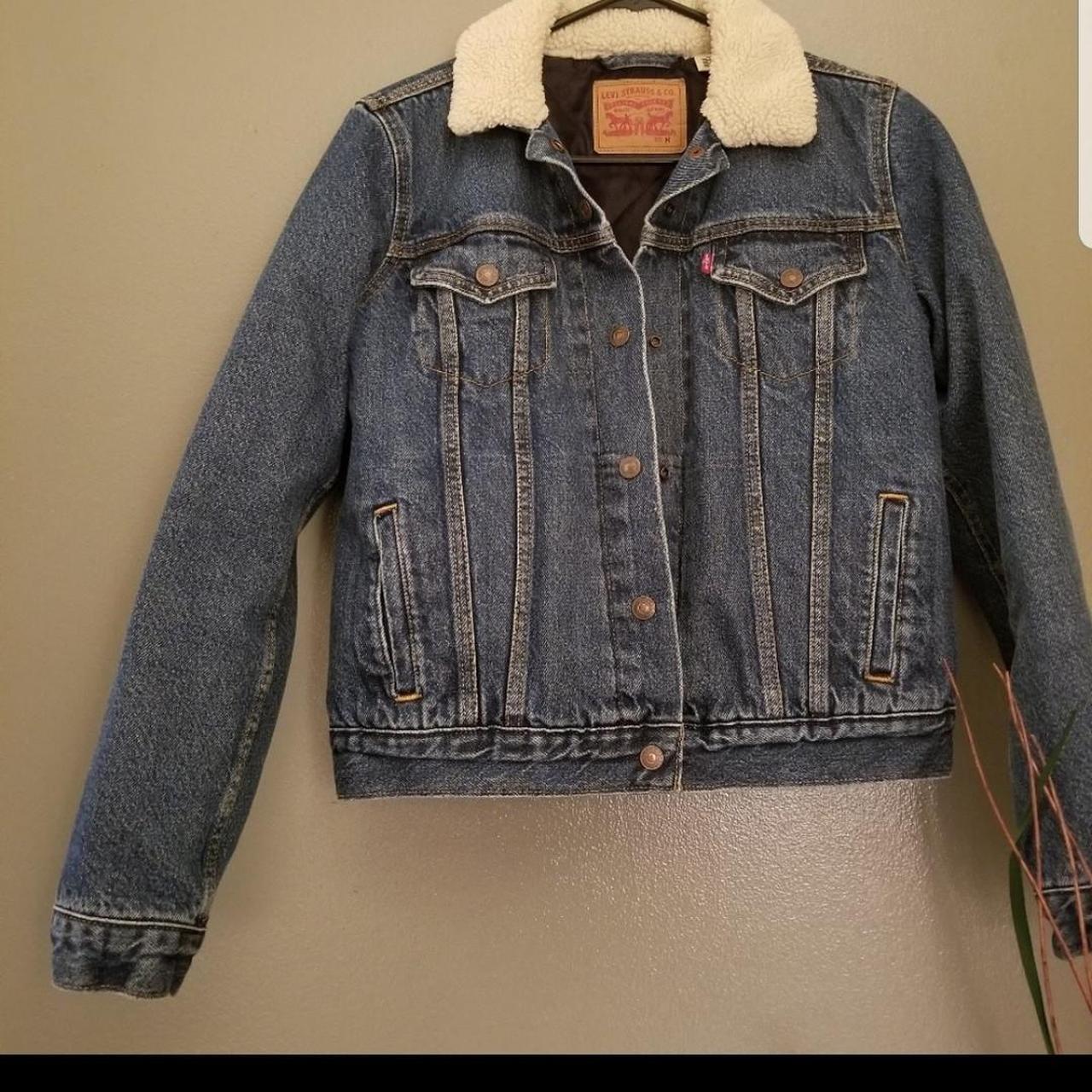 Levi's quilted denim best sale jacket