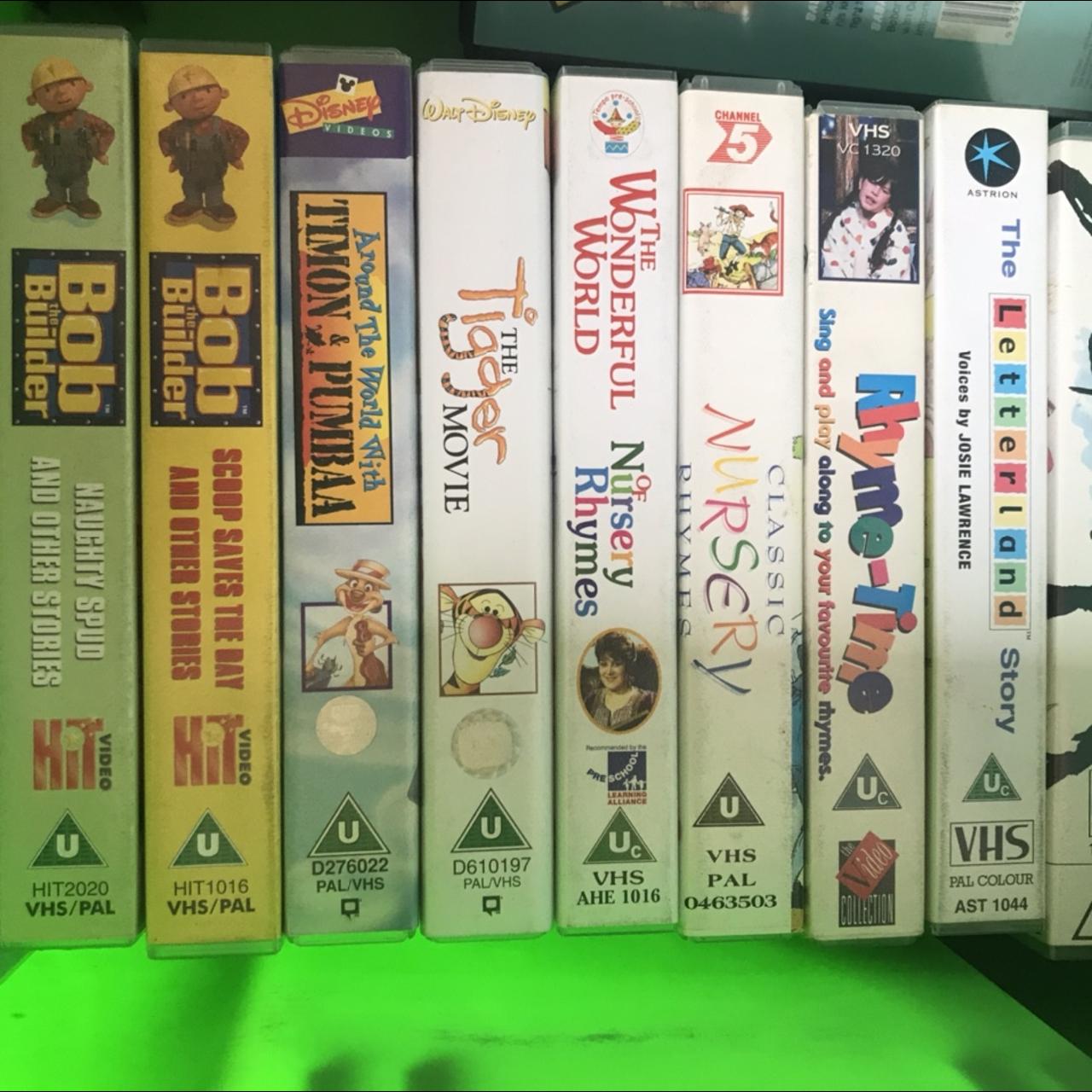 VHS videos - £5 each - will do bundles. Bob the... - Depop
