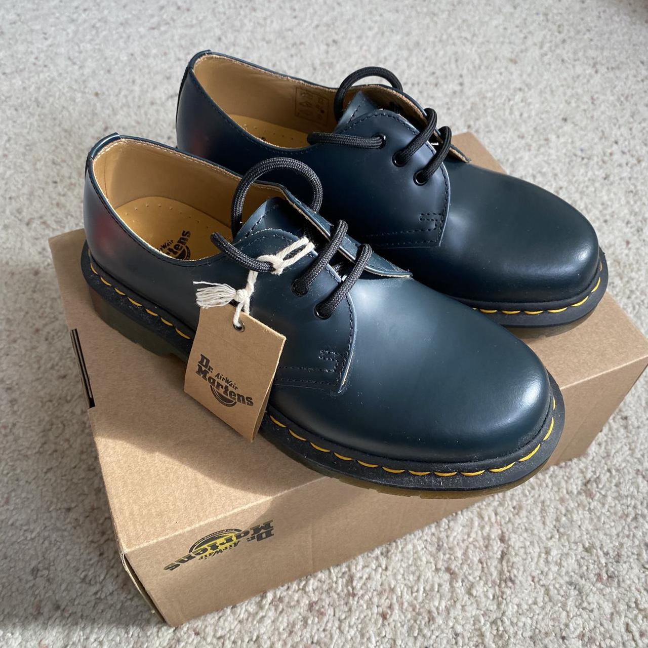 Doc Marten 1461 lace up OXFORDS 🖤 Navy color way,... - Depop