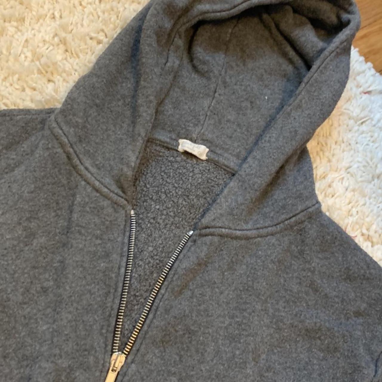 Soft grey brandy Melville hoodie - Depop