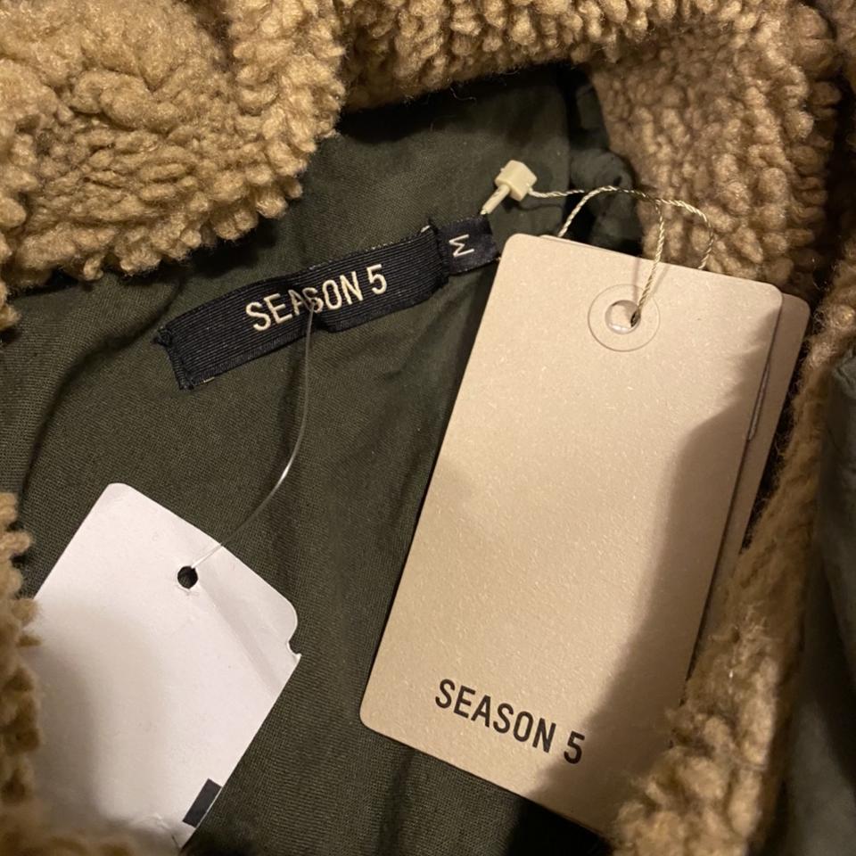 Yeezy season 5 military parka jacket size m NWT... - Depop