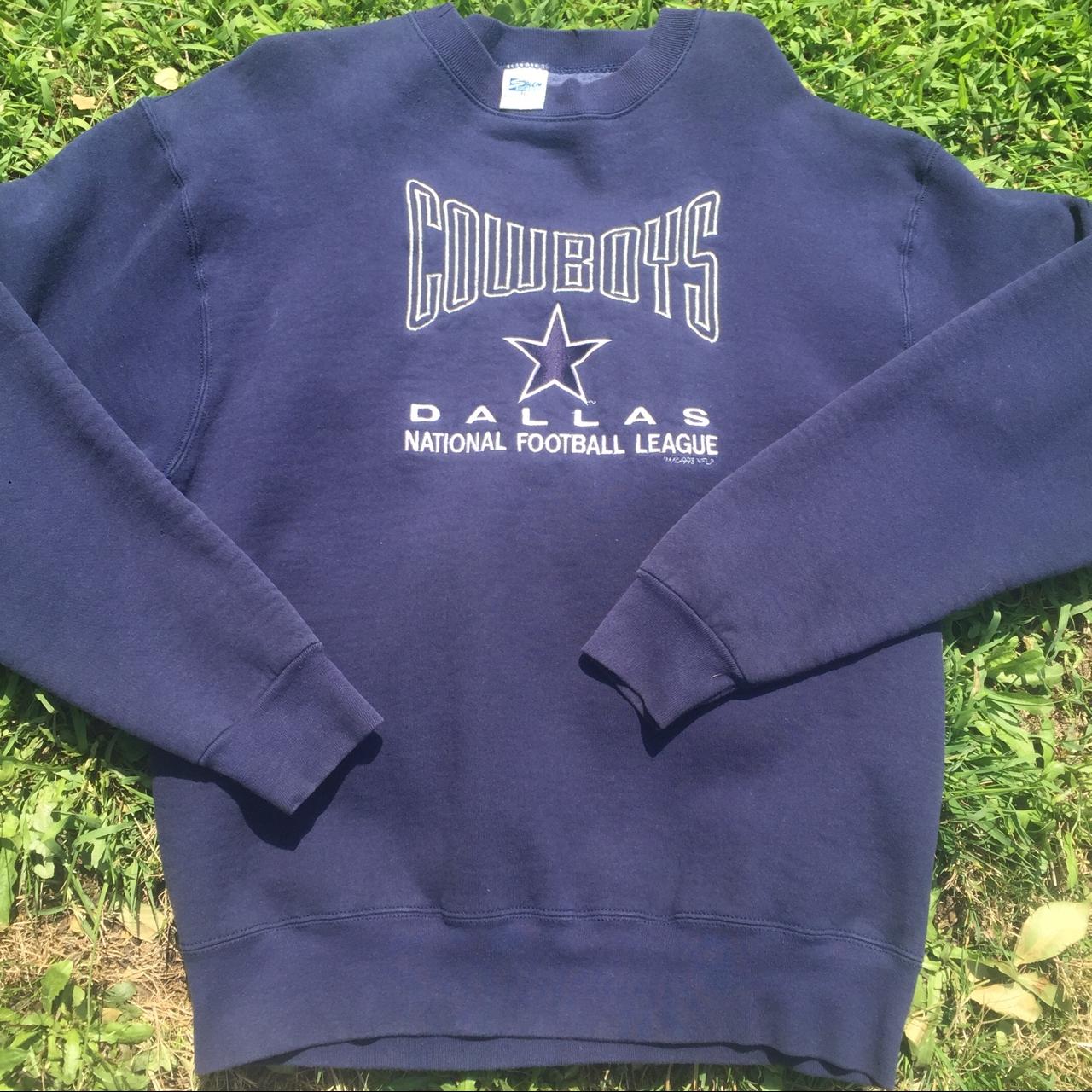 90's Salem sportswear NFL Dallas Cowboys Crewneck - Depop