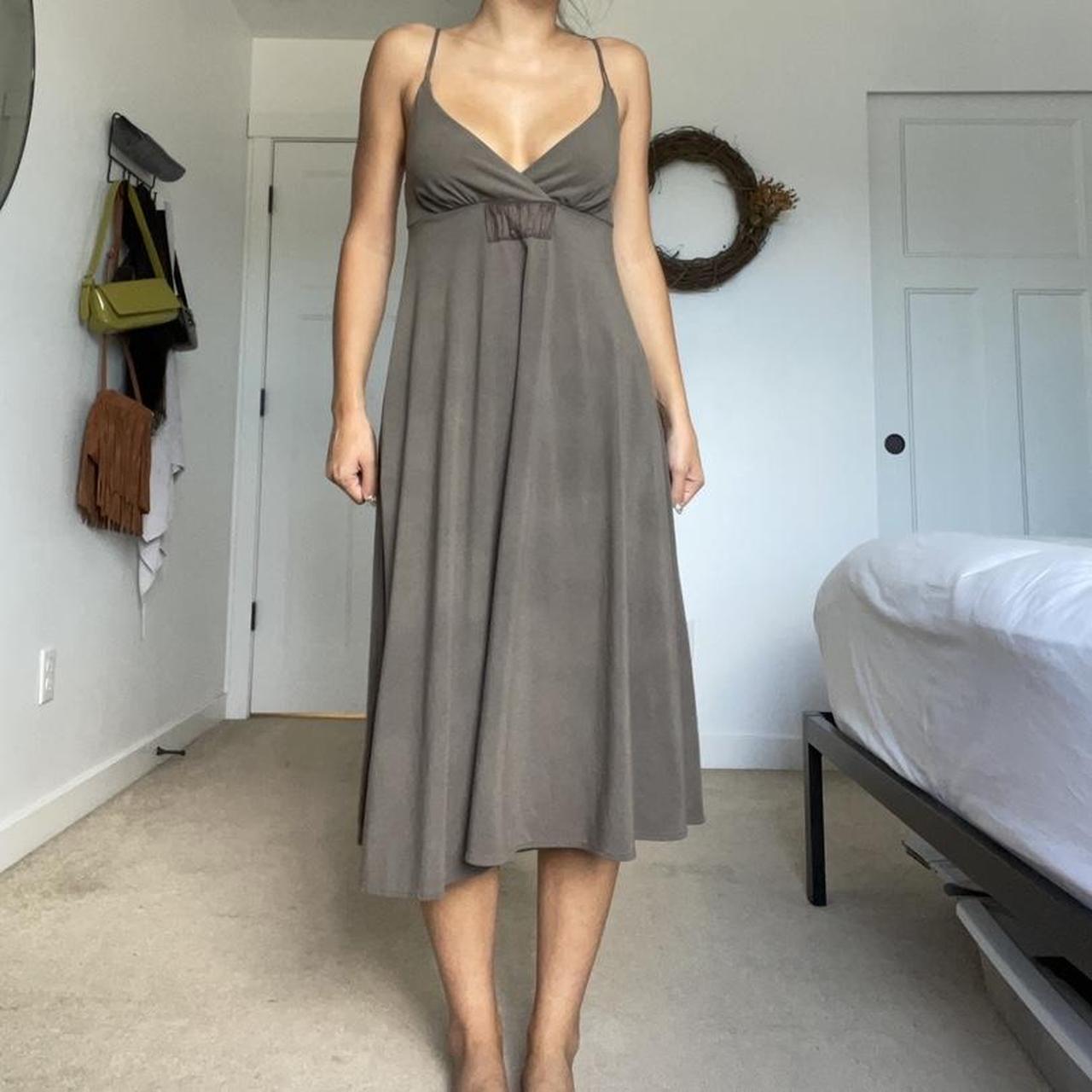 Mossimo Women's Grey and Brown Dress (2)