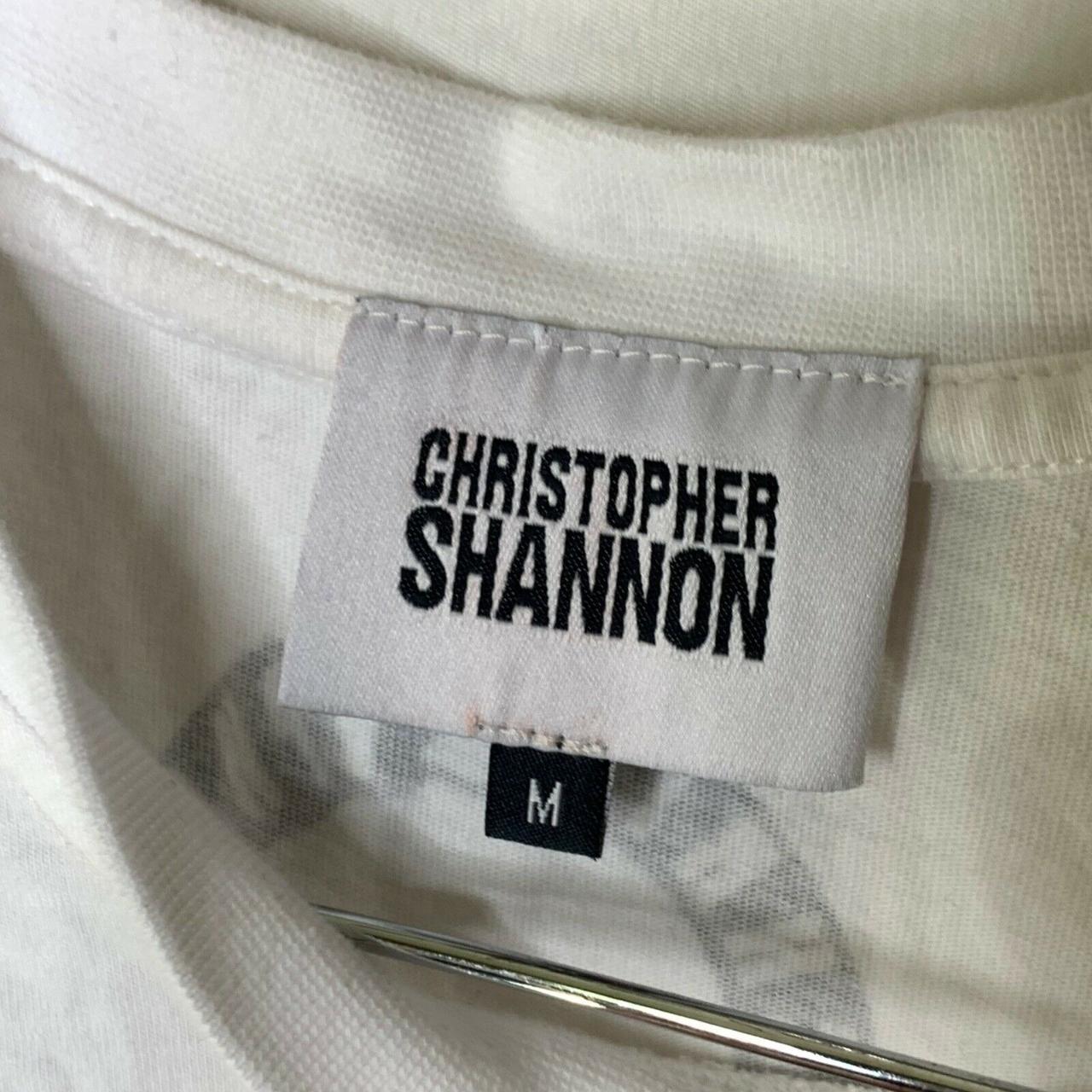 Christopher Shannon Men's White T-shirt (4)