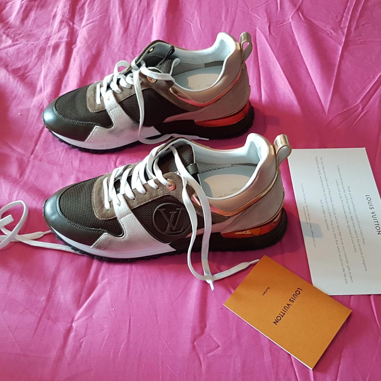 Pink Brand New Louis Vuitton runaway sneaker. - Depop