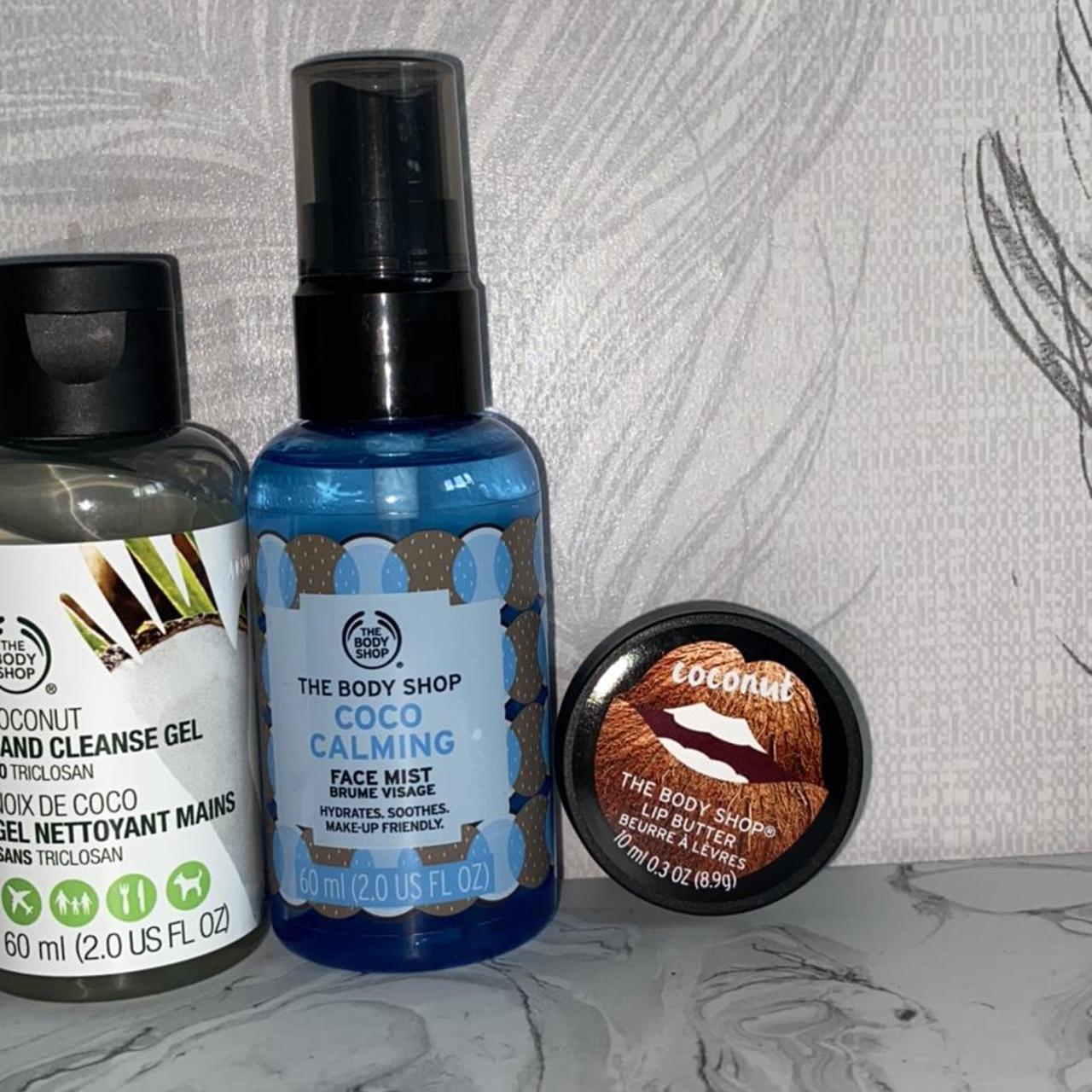 The Body Shop coconut set includes coco calming face... Depop