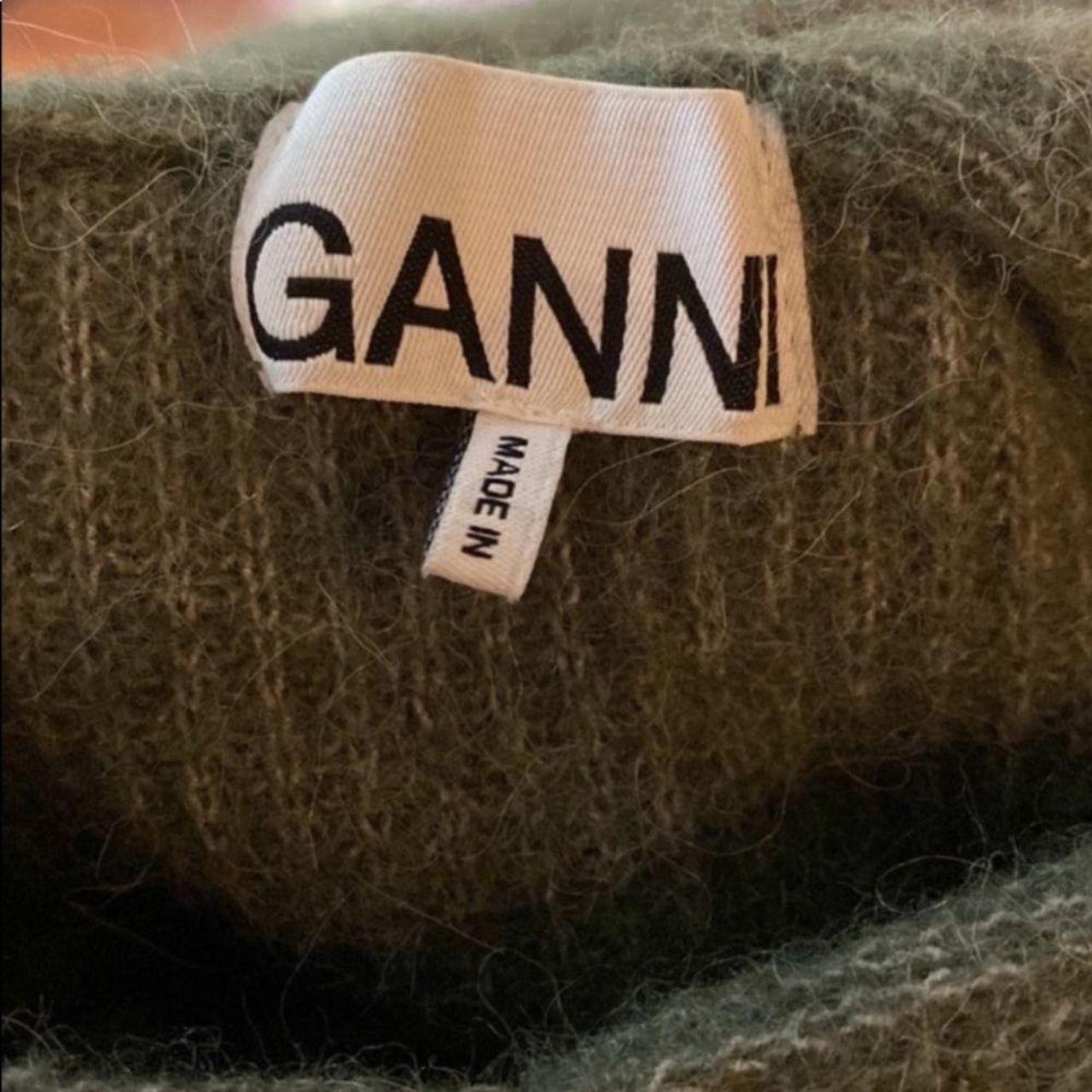 Ganni Women's Green Cardigan (3)