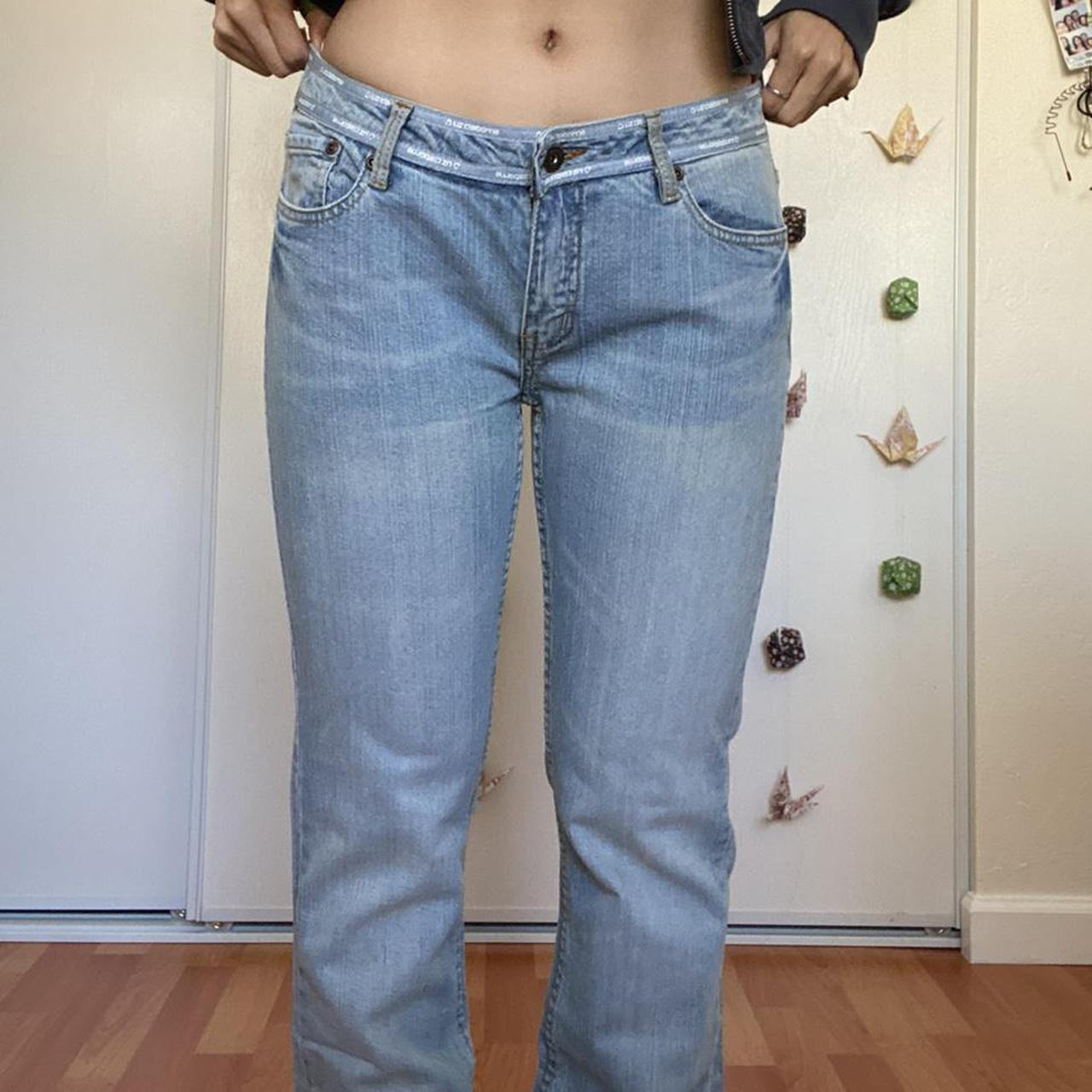 Rue 21 flare jeans from 2000s extremely low waisted... - Depop