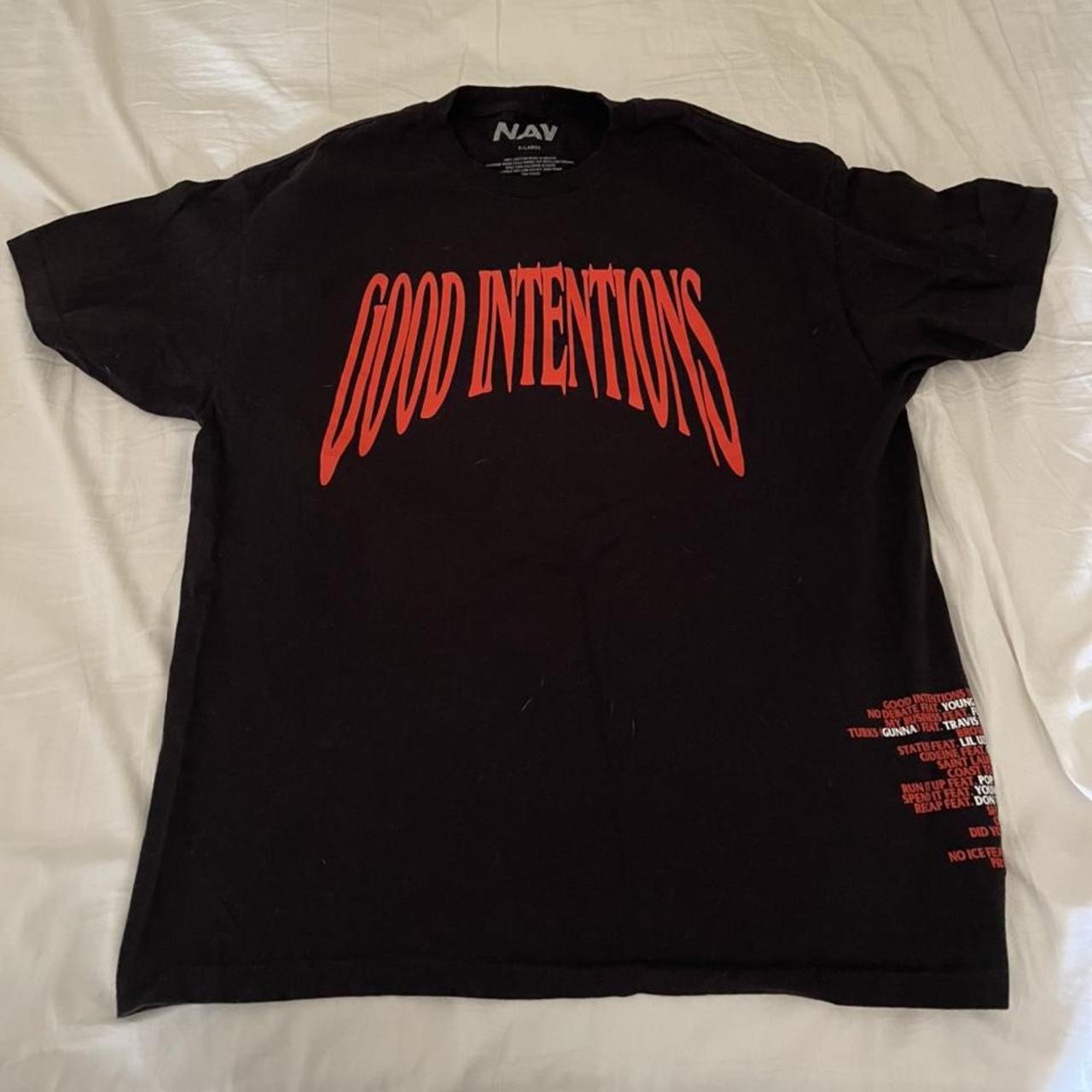 Vlone x Nav Tshirt Size XL fits true to... Depop