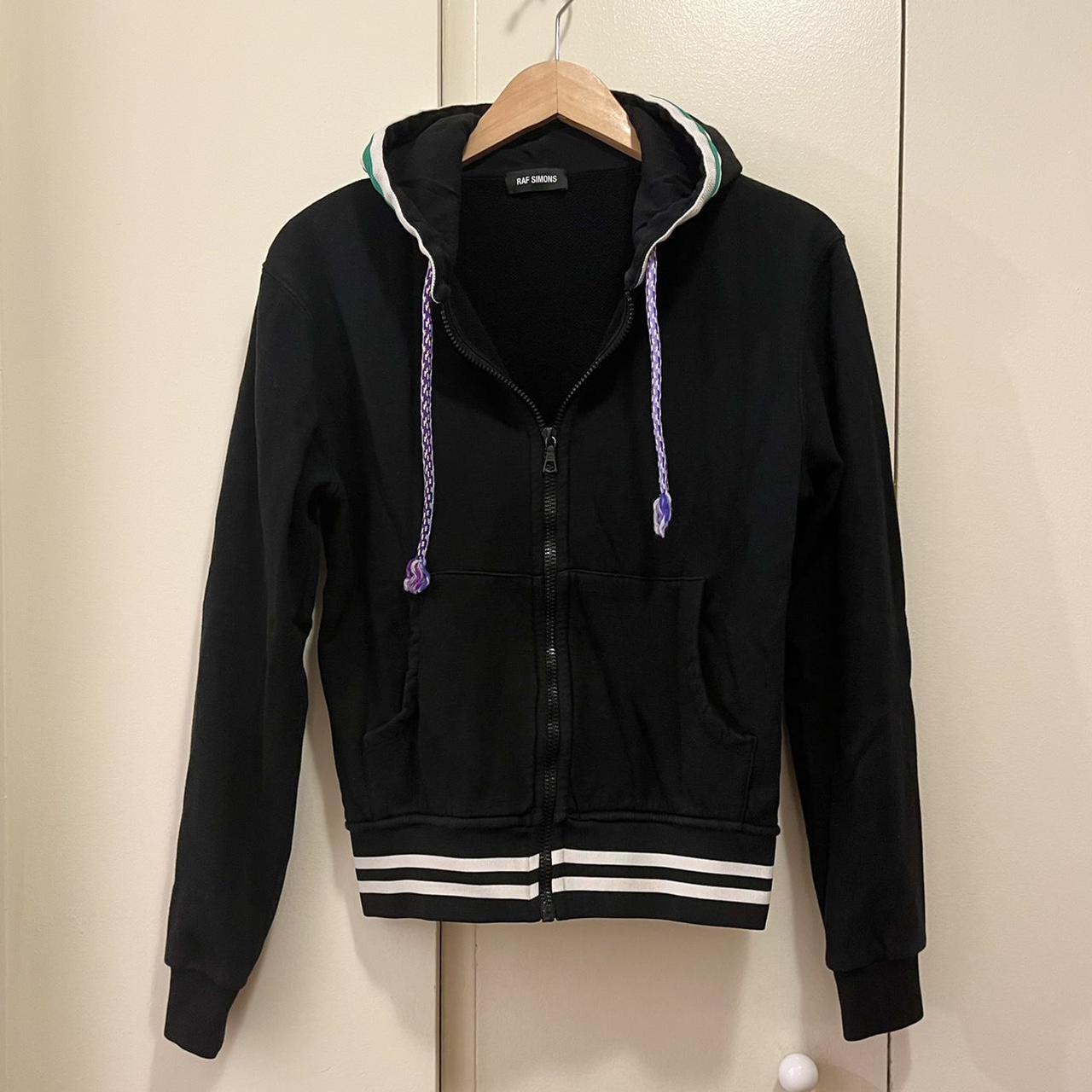 Raf simons zip up clearance hoodie