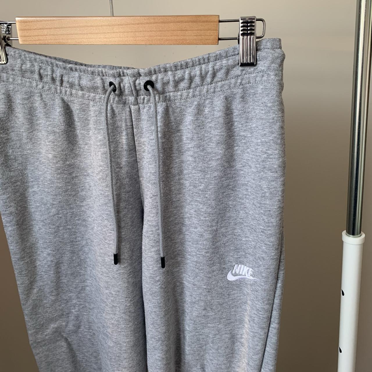Perfect condition grey Nike cuffed joggers 🤍 Size... Depop